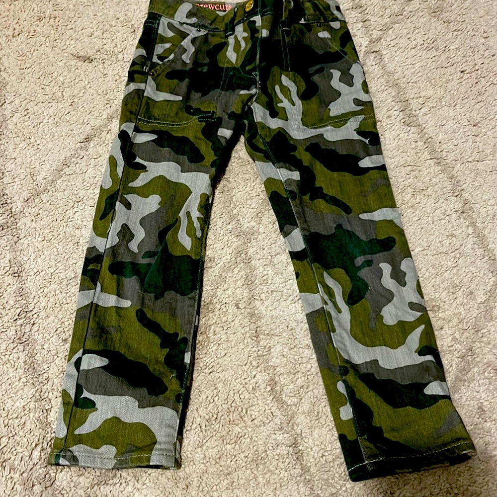 Crewcuts camouflage jean